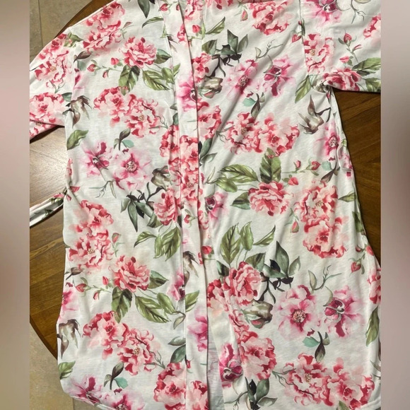 Show Me Your Mumu Brie Robe Garden of Bloom Floral Lightweight ONE SIZE - Picture 3 of 9